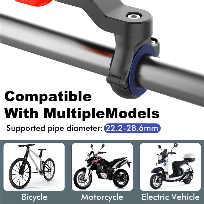 E-bike Phone Holder Stand Adjustable scooter Support MTB Bike Handlebar Smartphone Holder Bicycle Accessories