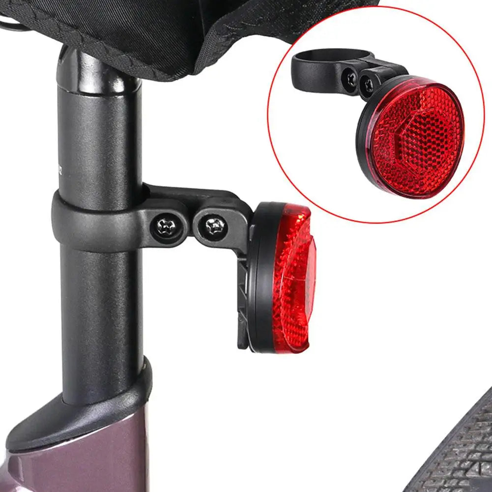 Air Tag Bike Reflective Tail Light Smart Safety Warning Lamp Hidden Mount Bicycle Rack